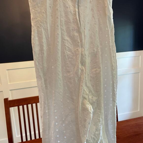 Deadstock Vintage White Eyelet Romper/Jumpsuit - S - Picture 6 of 12